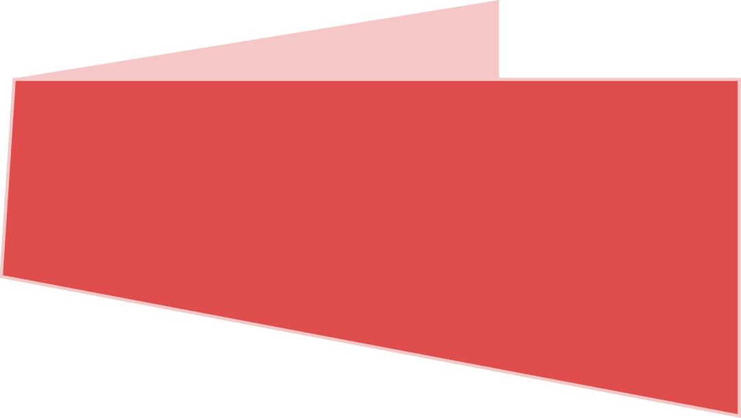 Red Card Overlay on Transparent Background Mockup Design