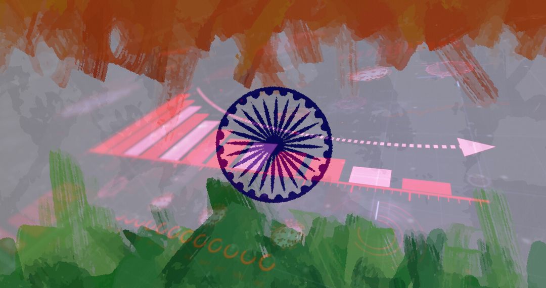 India Flag Overlaid with Covid-19 Statistics and Charts - Free Images, Stock Photos and Pictures on Pikwizard.com