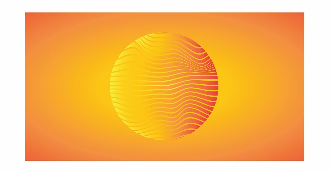 Vibrant Sun Illustration with Dynamic Warmth and Energy - Download Free Stock Templates Pikwizard.com