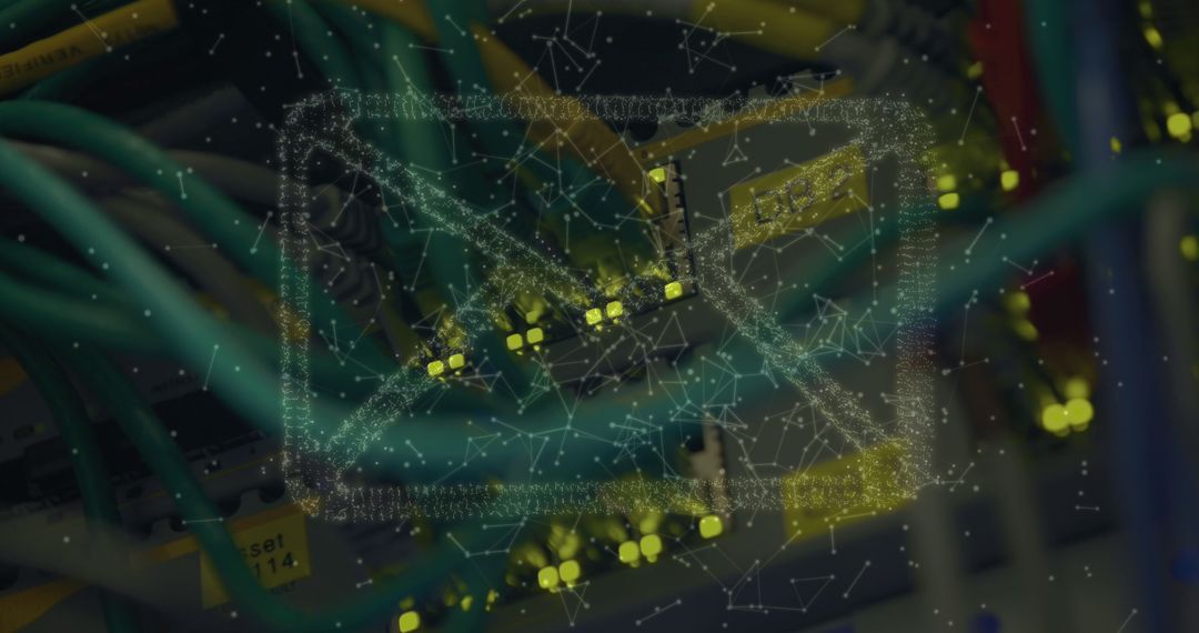 Digital Envelope Symbol Over Data Server Cables