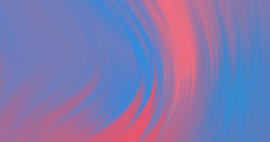 Dynamic Red and Blue Waves on Purple Background