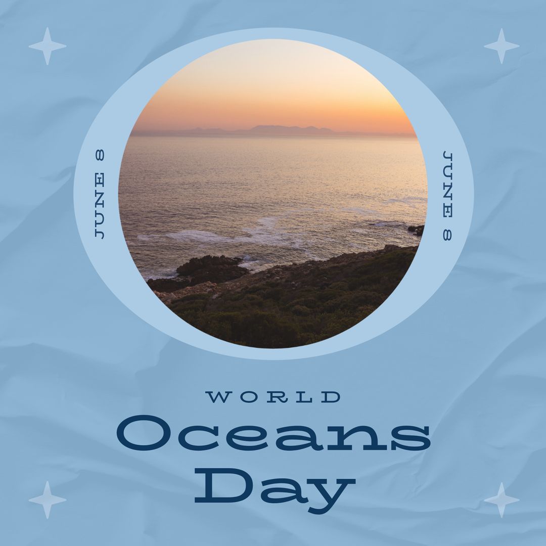 World Oceans Day Celebration at Sunset