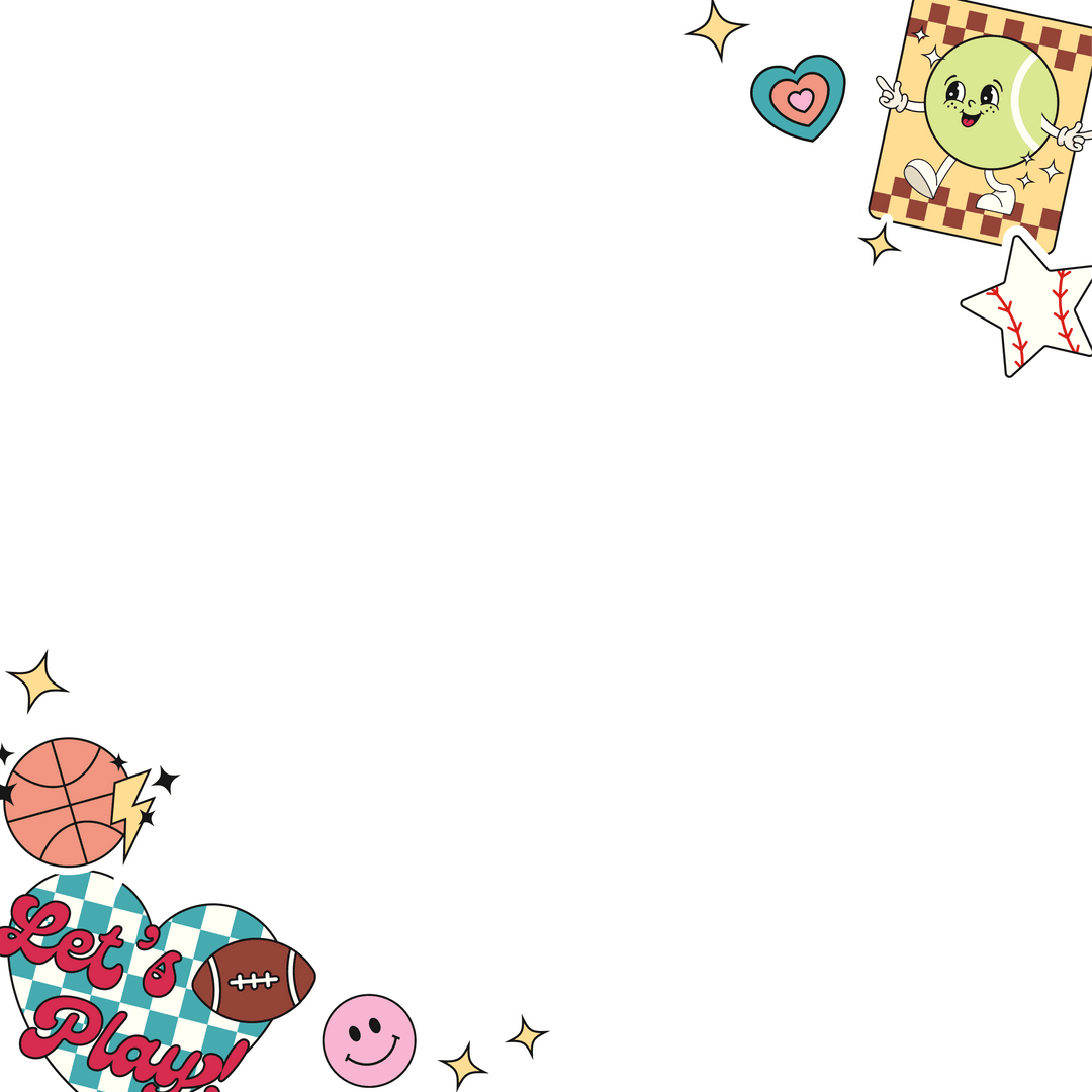 Vibrant Transparent Playful Sports Icons Set Open Space