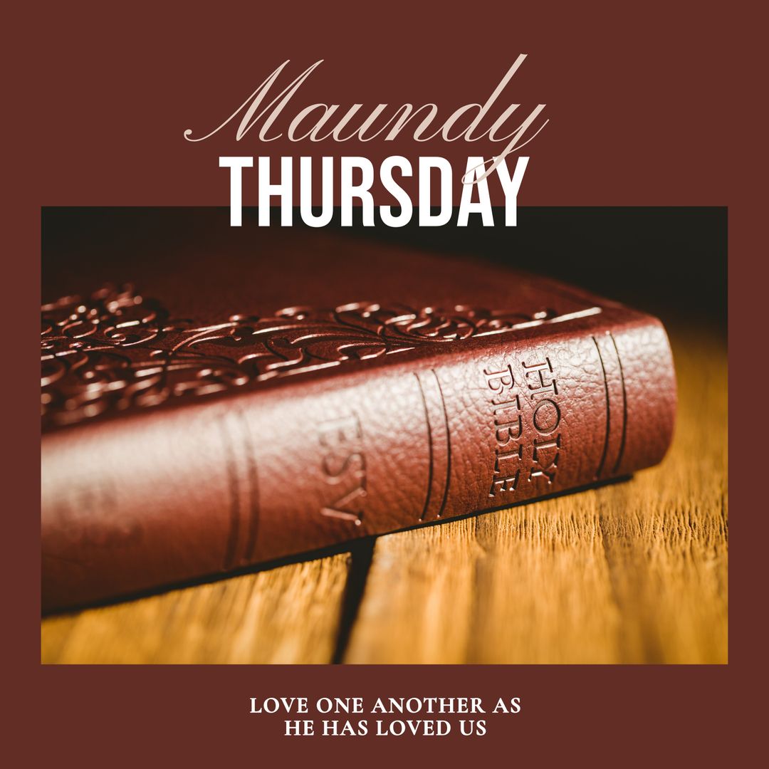 Maundy Thursday Bible with Scriptural Emphasis