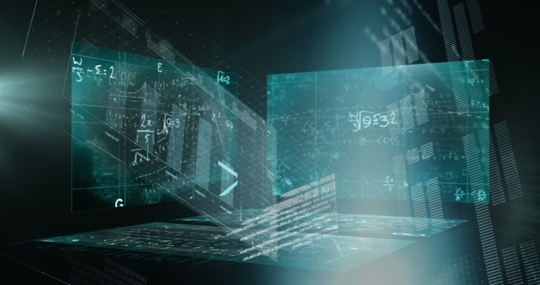 Virtual Data Interface with Holographic Displays and Code