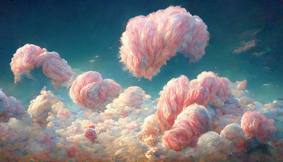 Surreal Pink Clouds in Twilight Sky - Free Images, Stock Photos and Pictures on Pikwizard.com