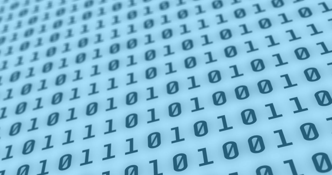 Binary Code Pattern for Digital Technology Concept