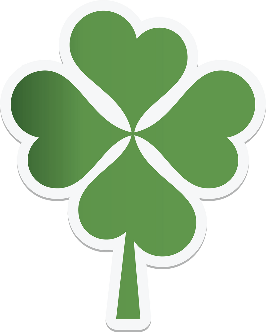 Green Four-Leaf Clover Isolated on Transparent Background PNG Illustration - Download Free Stock Images Pikwizard.com