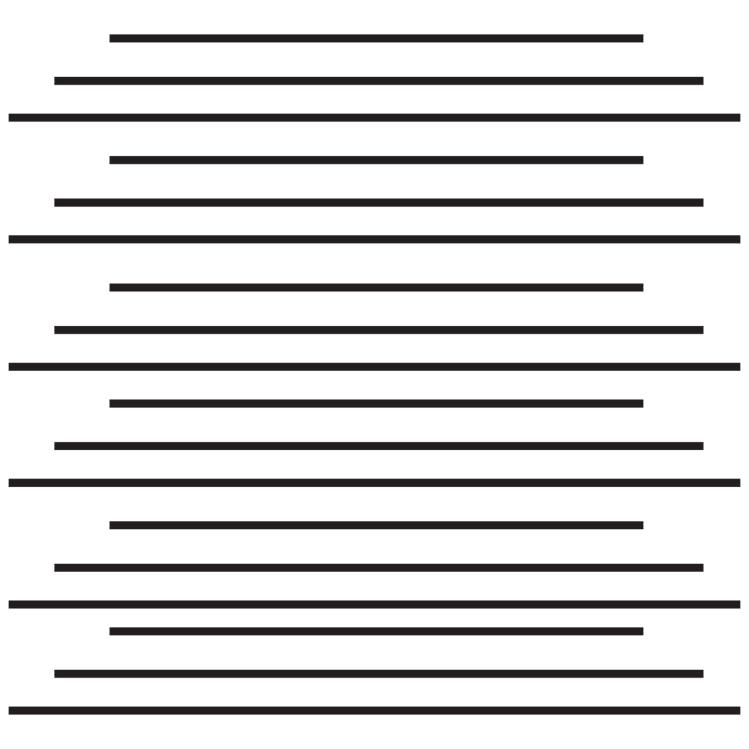 Transparent Illustration of Black Horizontal Lines