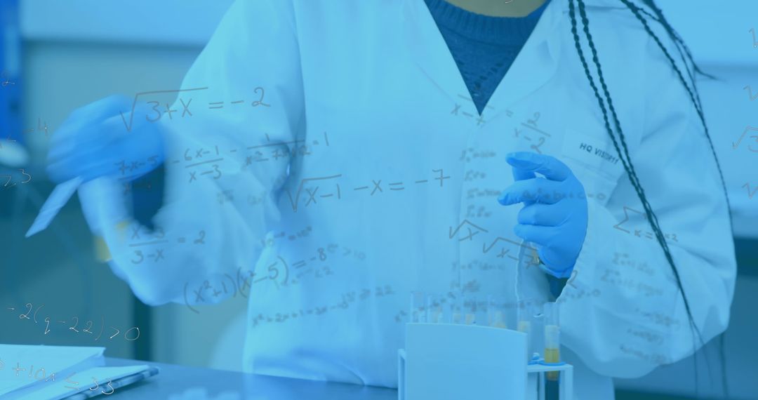 Scientist Conducting Pandemic Research in Laboratory