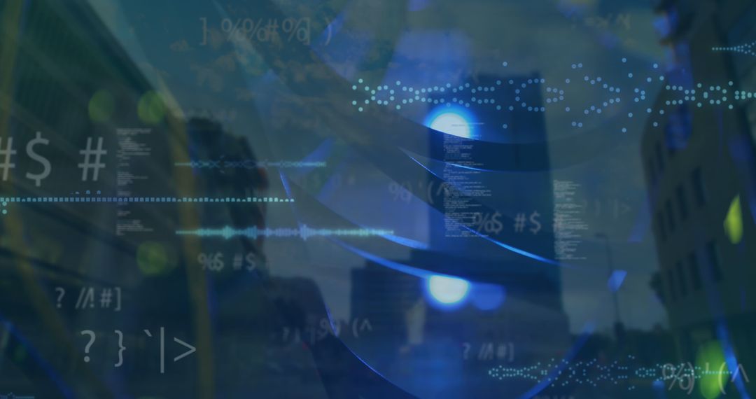 Digital Harbor: City Encoded with Technology Markings