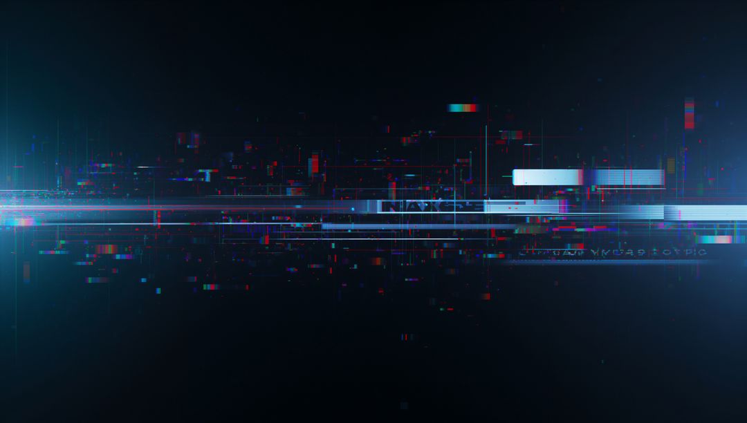 Dynamic Glitch Art with Pixel Artifacts and Digital Scanlines