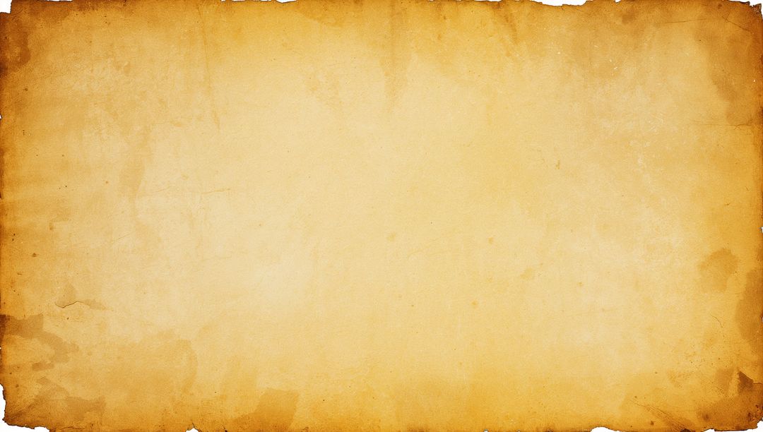 Aged parchment showing torn edges, foxing spots, creases and weathered vellum texture