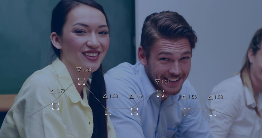 Schoolchildren Studying with Digital Learning Tools in Classroom