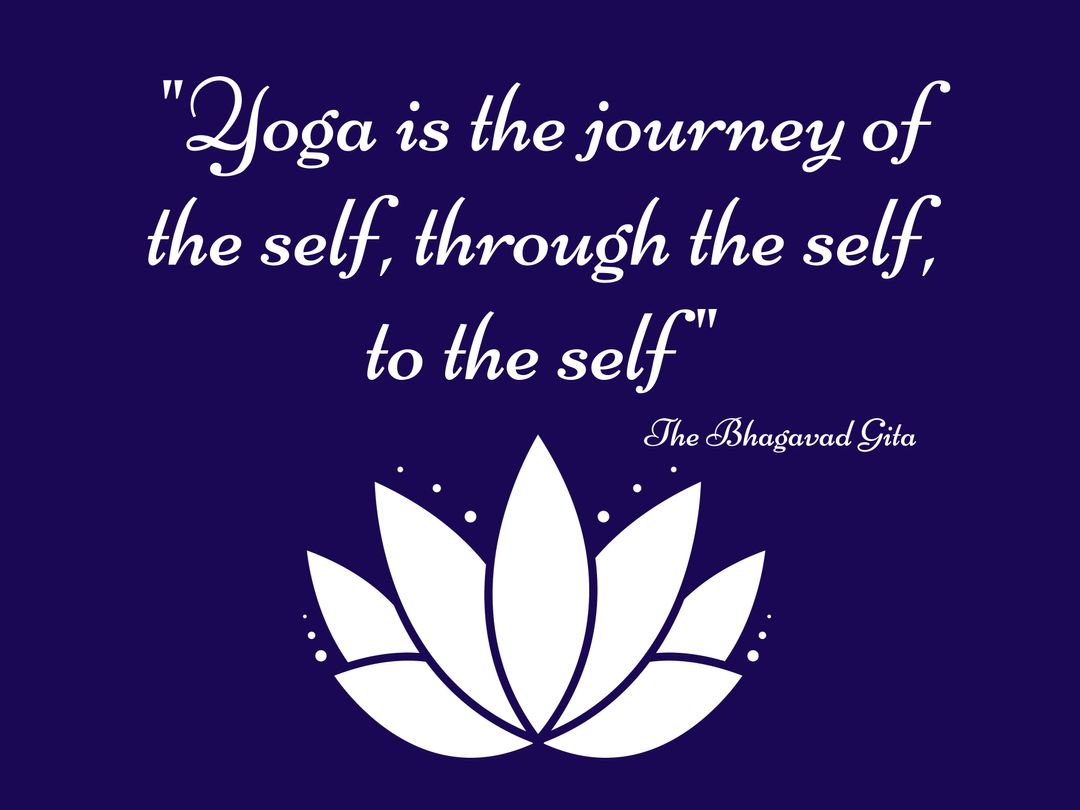 Inspirational Yoga Quote with Lotus for Wellness Events and Tranquility - Download Free Stock Templates Pikwizard.com