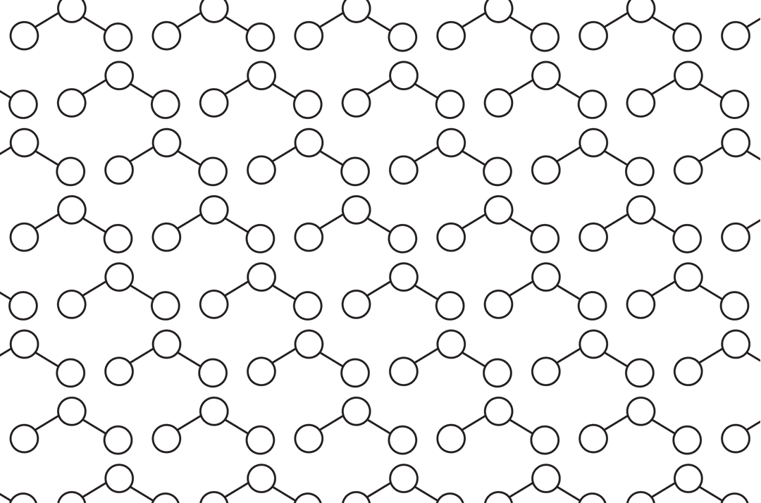 Abstract molecule network pattern over transparent background