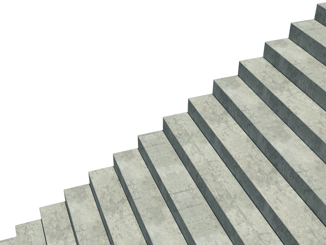 Digital PNG Illustration of Big Gray Stairs on Transparent Background - Download Free Stock Images Pikwizard.com