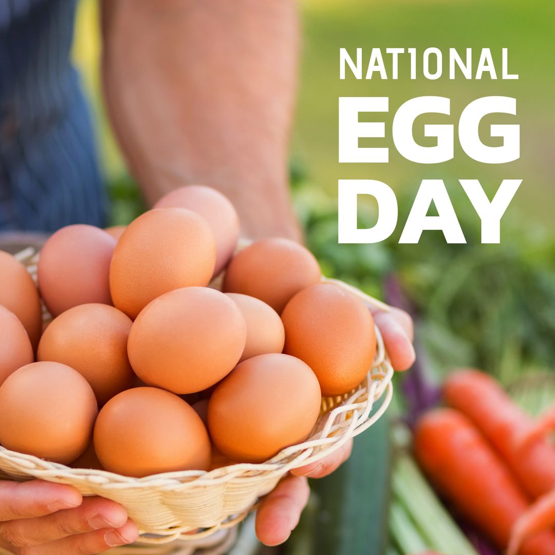 Celebrating National Egg Day: Fresh Eggs in Hands