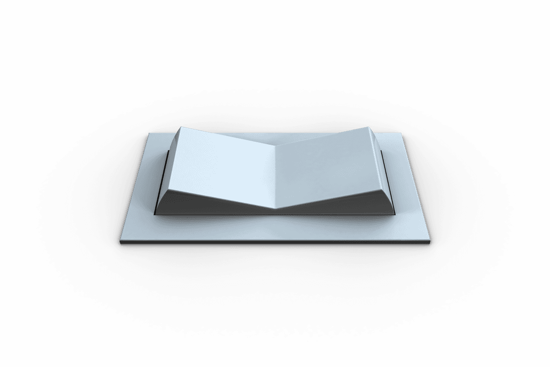 3D Illustration of White Switch on Transparent Background