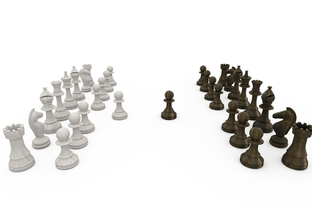 Transparent Chess Pieces Facing Off on Snow White Surface - Download Free Stock Images Pikwizard.com