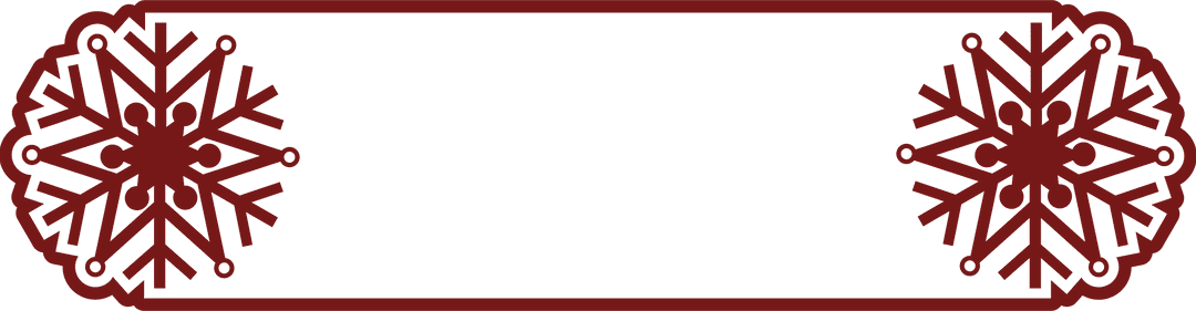 Claret Snowflake Switch Transparent Winter Design