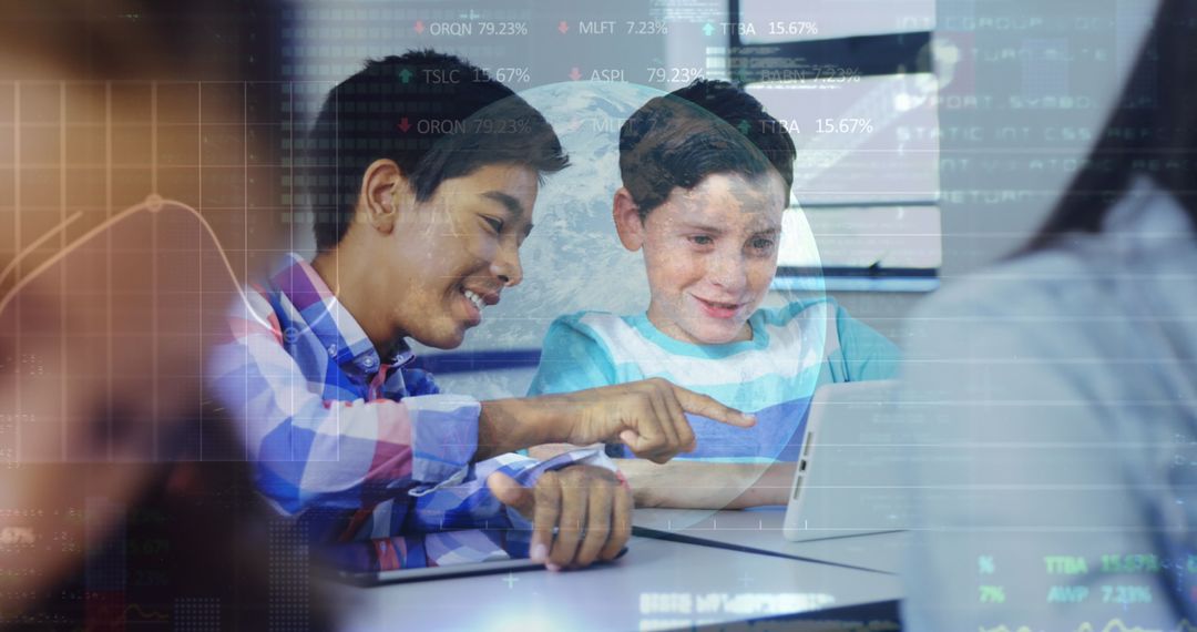 Students Learning Digital Technology Education Innovation