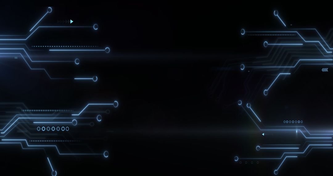 Innovative Digital Circuit Board Design with Futuristic Elements