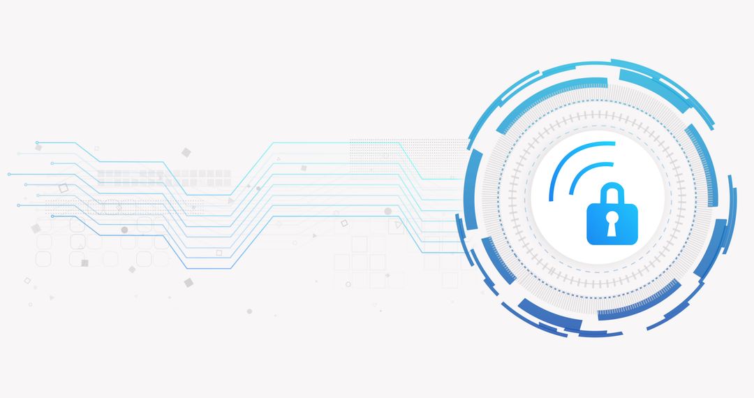 Digital Security Lock with Network Connections Background