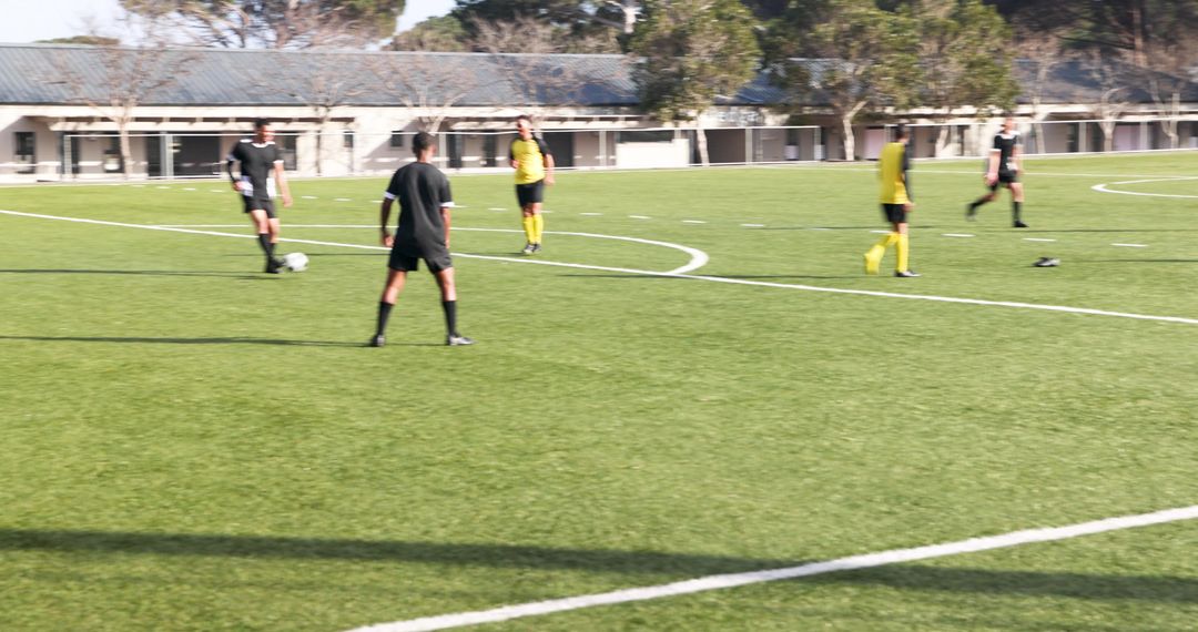 Soccer Training Focusing on Teamwork and Strategy on Field