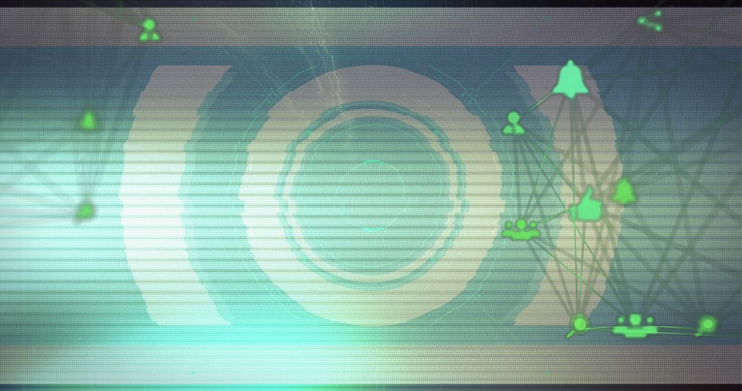 Digital Interface Analyzing Global Network Connections