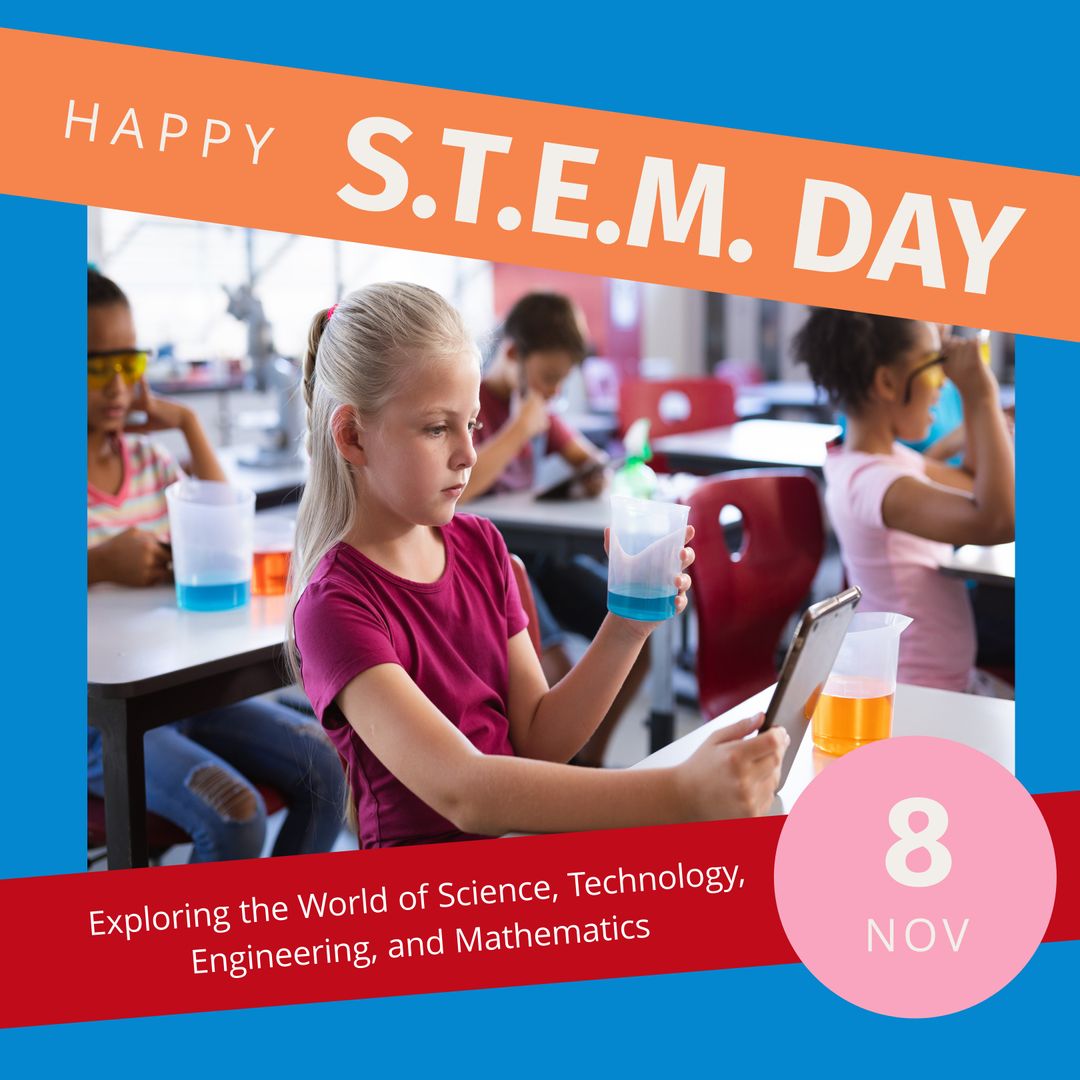STEM Day Celebration with Children Building Future Skills