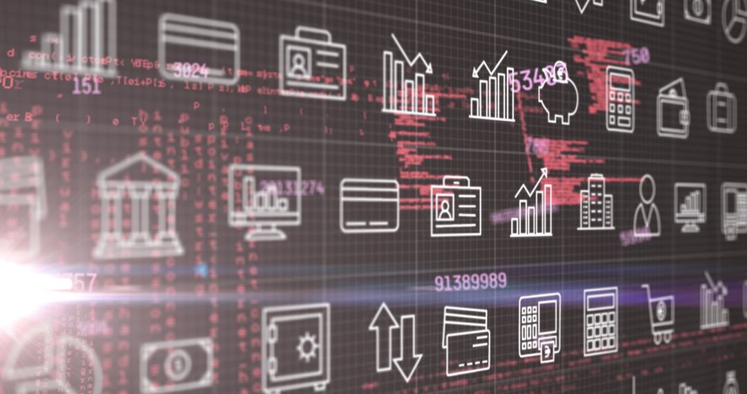 Futuristic Digital Finance and Data Interface