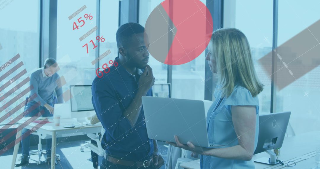 Financial Analysis Discussion with Diverse Business Professionals