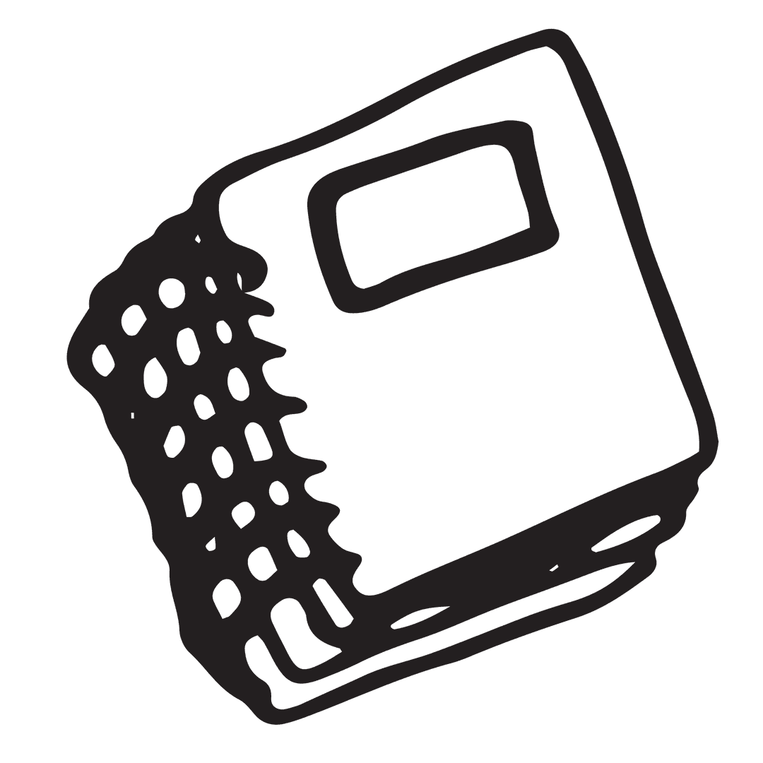 Hand-Drawn Notebook Illustration on Transparent Background