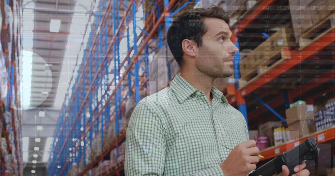 Warehouse Management with Digital Data Overlay