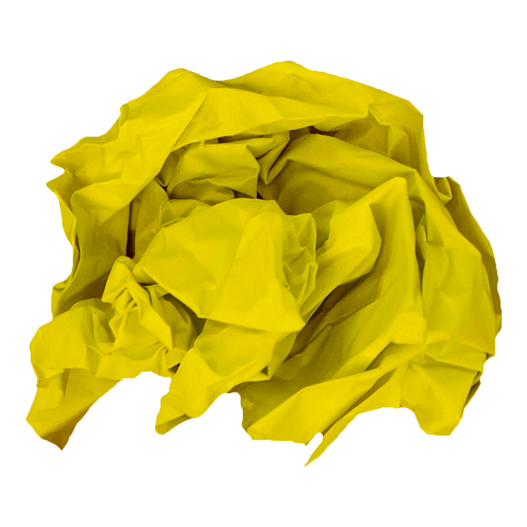 Transparent crumpled yellow paper ball isolated - Download Free Stock Images Pikwizard.com