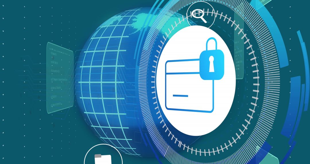 Global Cyber Security and Data Protection Concept