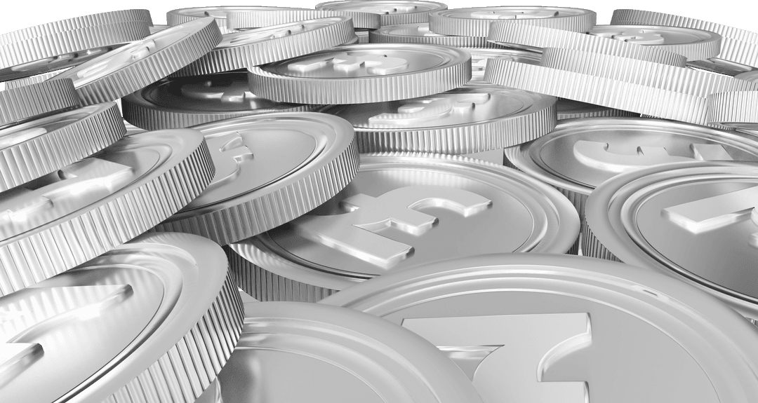 Transparent PNG Illustration of Stack of Pound Coins