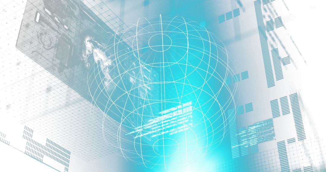 Digital Data Processing with Global Communication