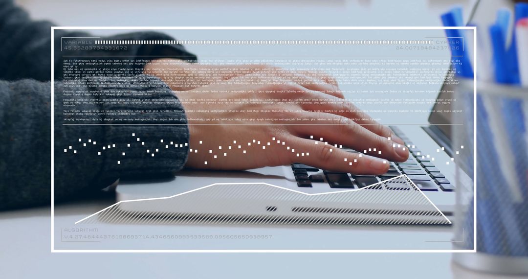 Data Analysis with Male Professional in Modern Office