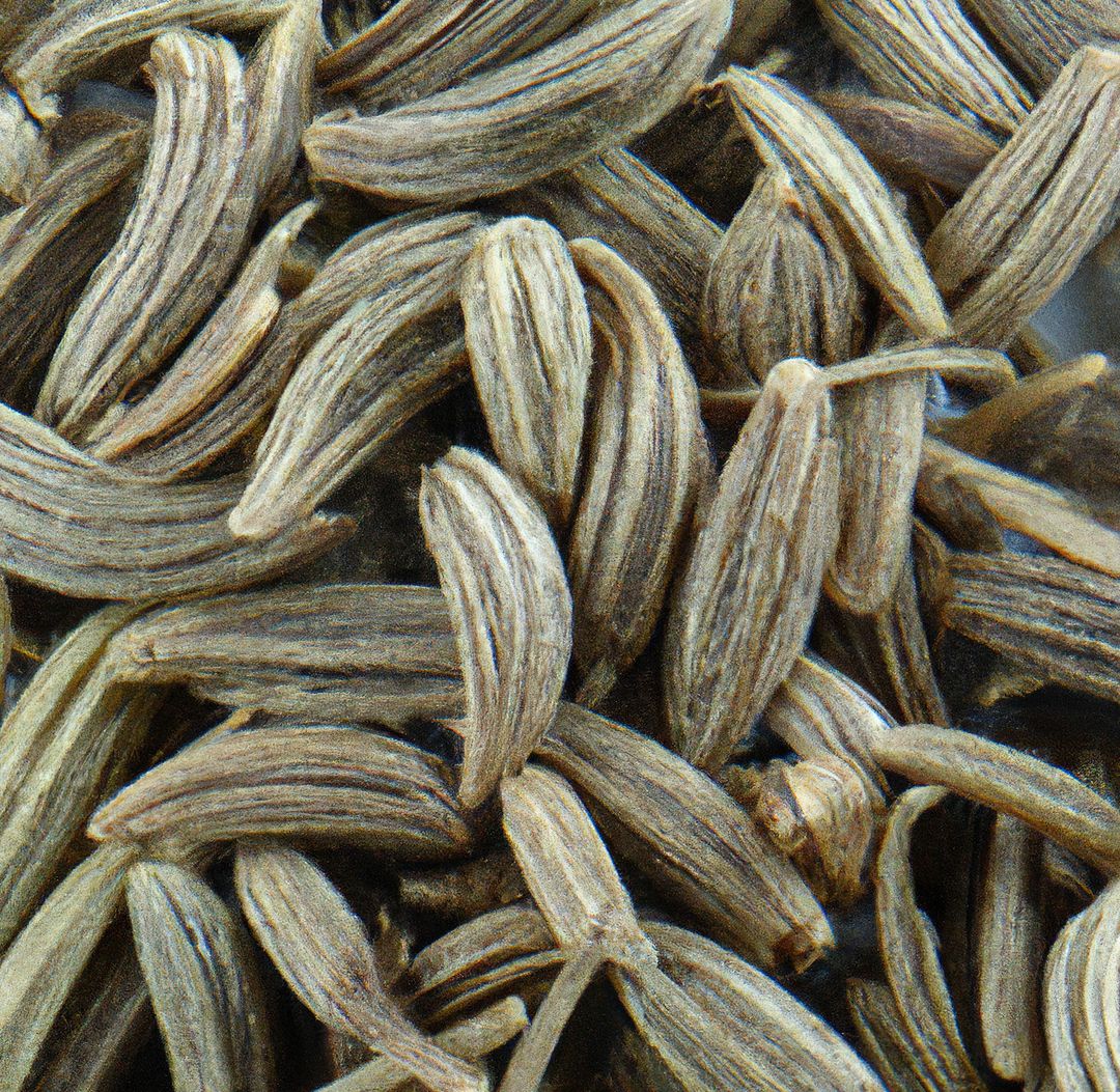 Close-Up of Cumin Seeds for Culinary and Medicinal Use - Free Images, Stock Photos and Pictures on Pikwizard.com