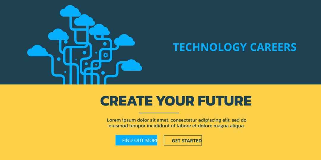 Growth in Technology Careers: Circuit Board Tree Concept