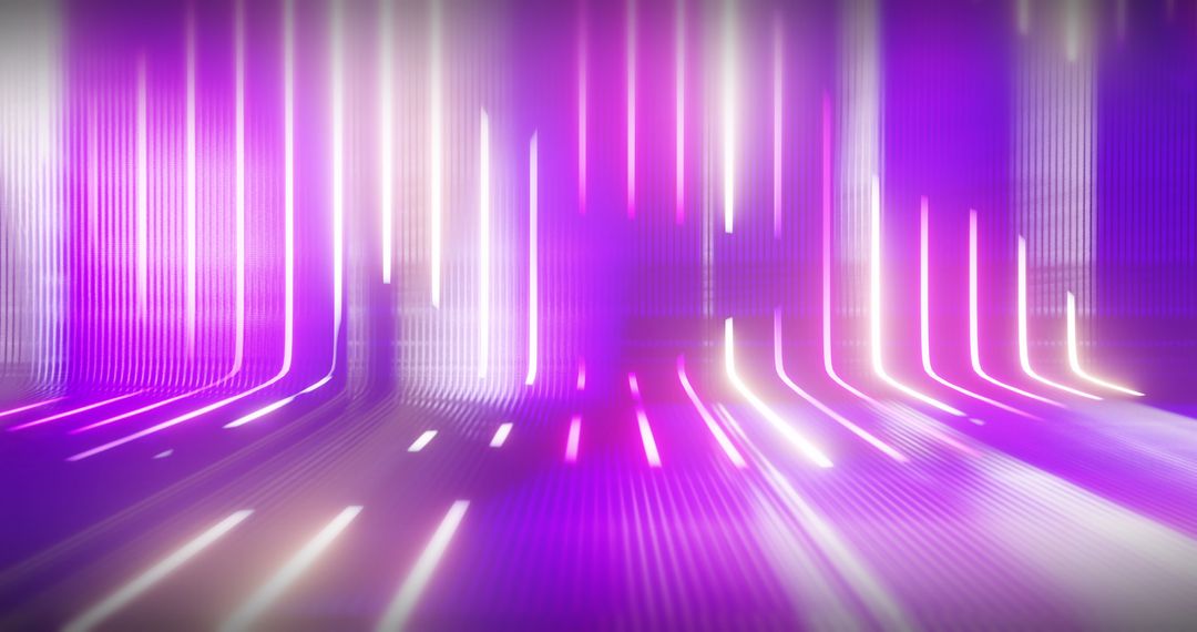 Vibrant Neon Light Patterns Creating Dynamic Abstract Background