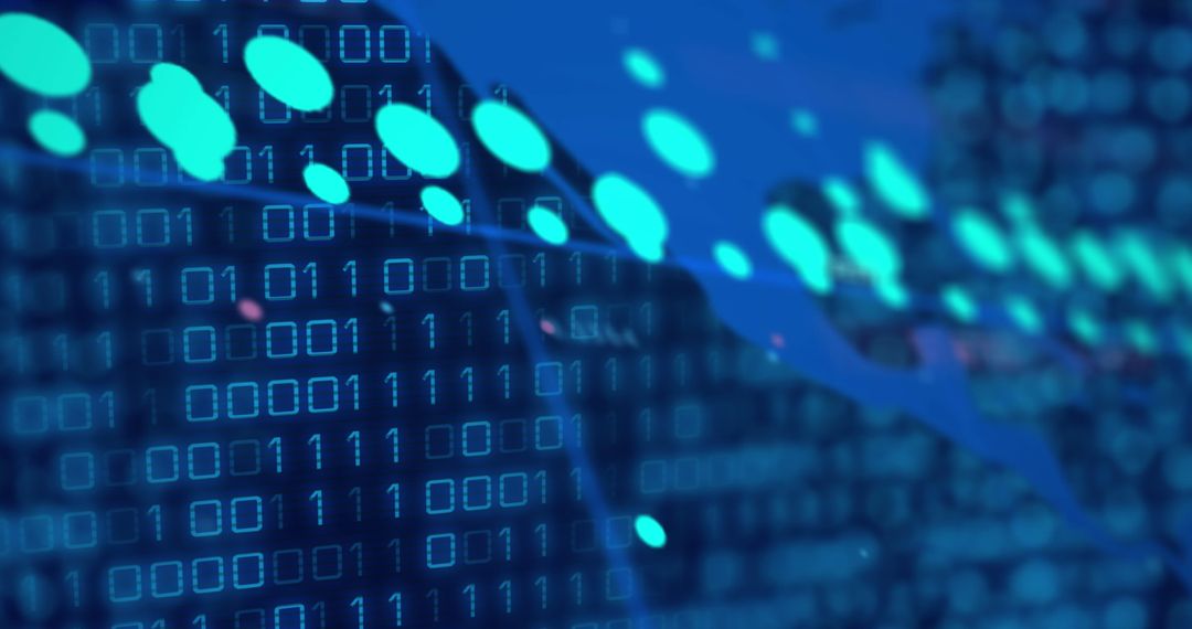 abstract binary codes and global technology network visualization - Free Images, Stock Photos and Pictures on Pikwizard.com