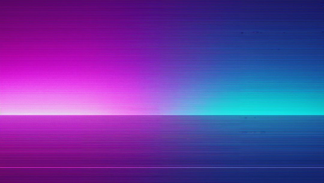 Vibrant Magenta and Cyan Gradient with Horizontal Lines