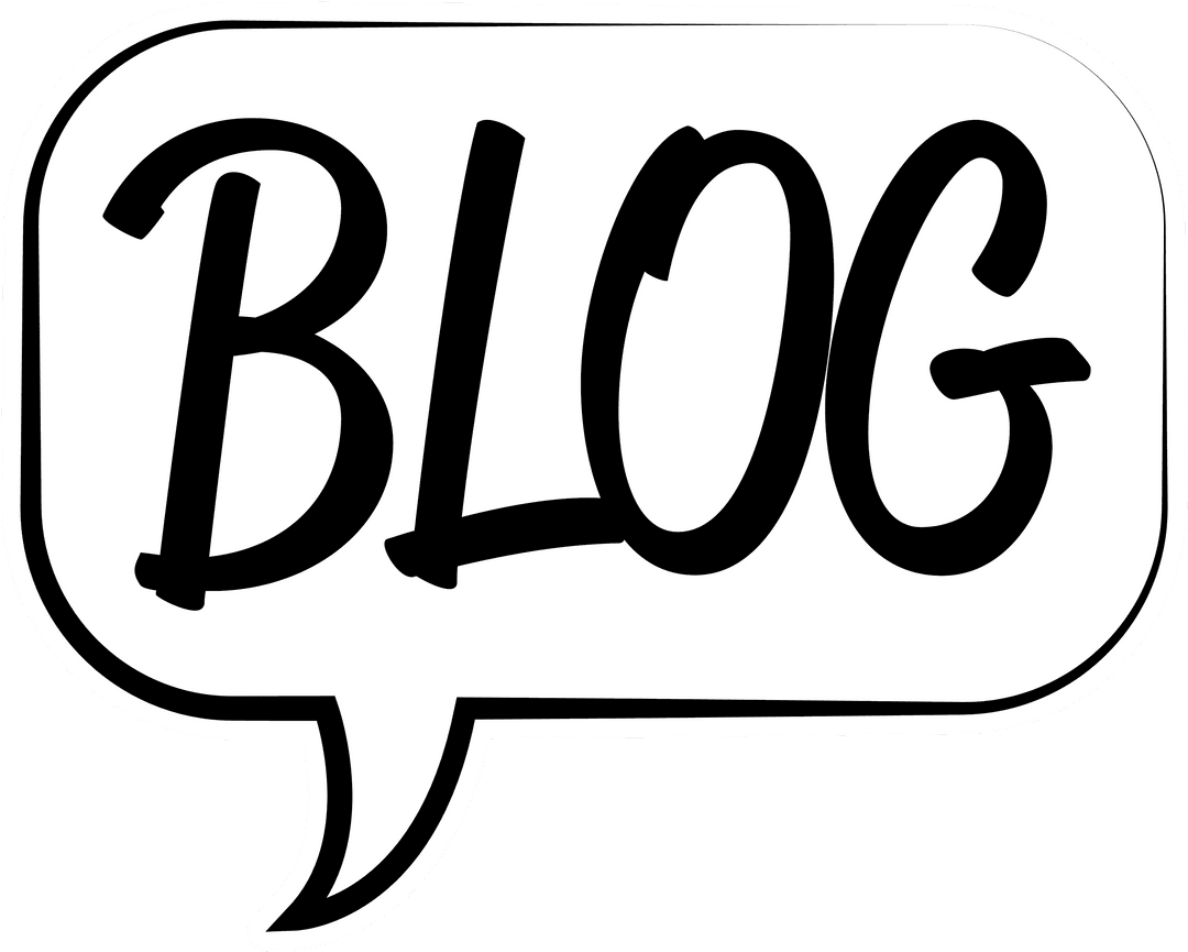 Speech Bubble with Blog Text on Transparent Background - Download Free Stock Images Pikwizard.com