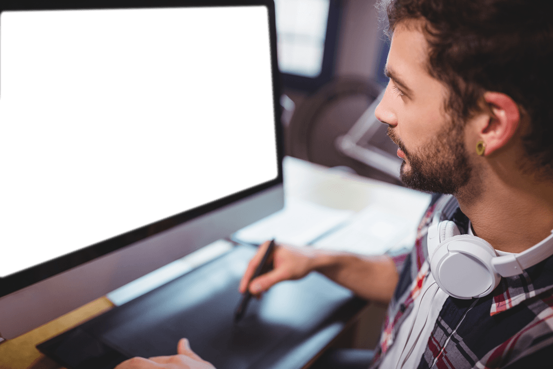 Transparent Screen for Design Branding Representation