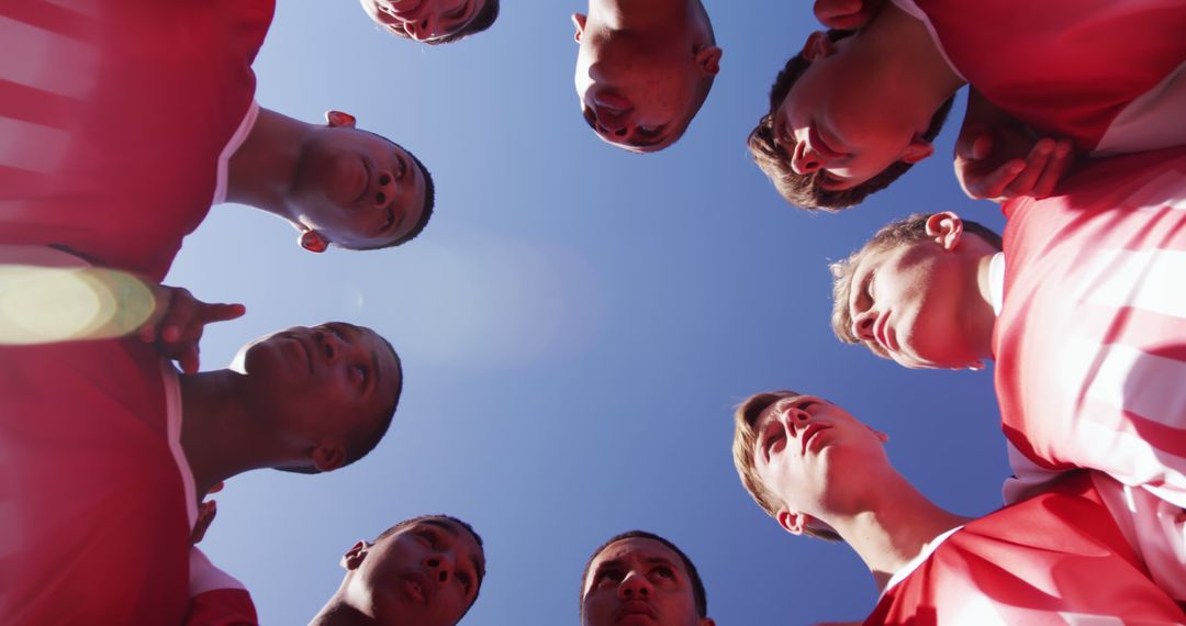 Team Collective Huddle Before Soccer Game - Free Images, Stock Photos and Pictures on Pikwizard.com