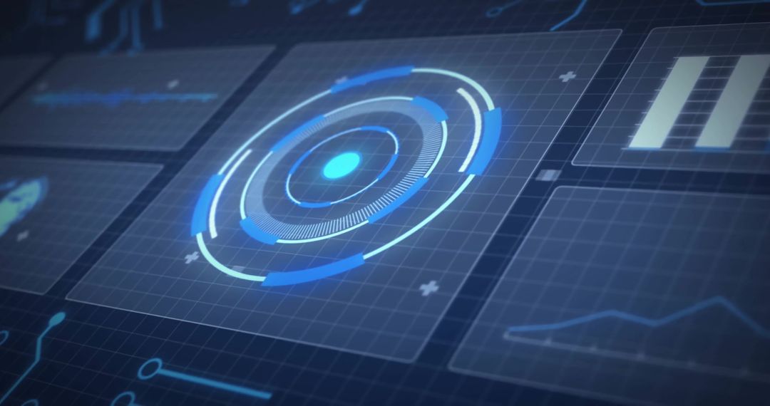 Digital Infosphere with Data Analysis Interface and Indicators
