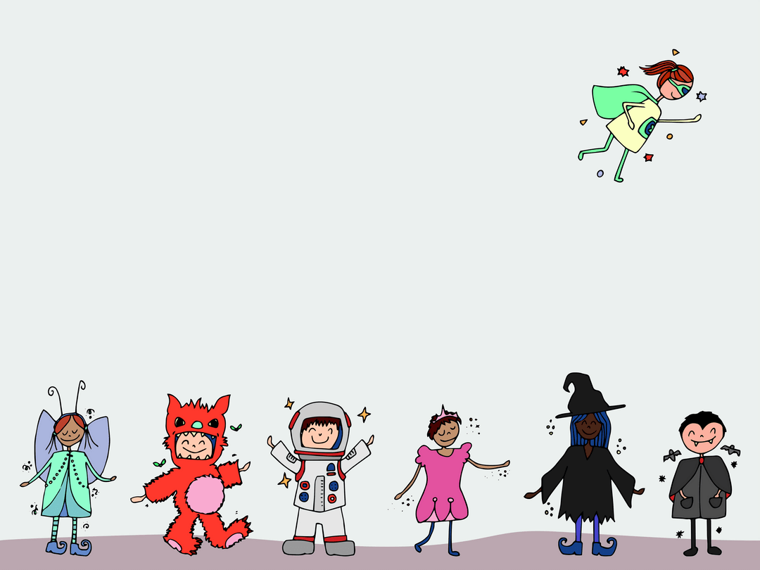 Transparent Cartoon Costumed Characters for Children's Events